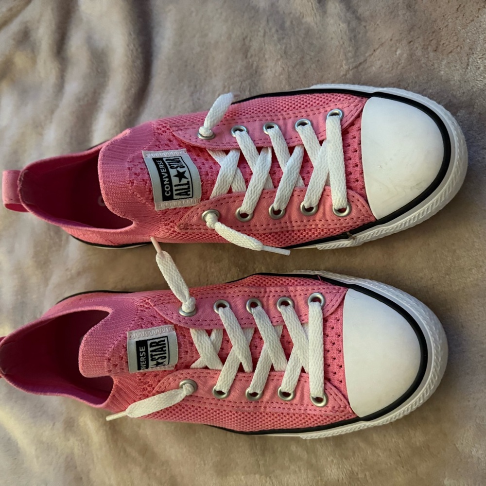Converse Kids Sneakers in Pink and White